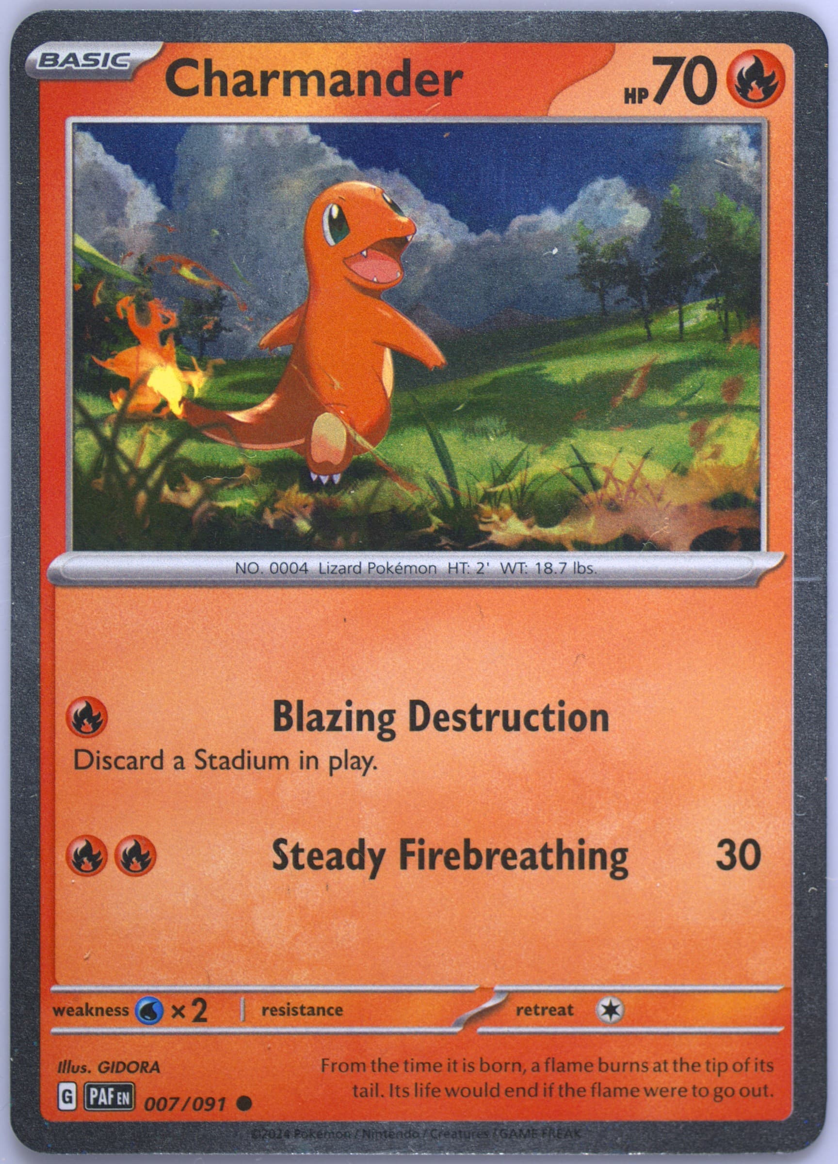 Charmander Charizard EX Special Collection (007) 2025 Pokemon Paf EN-Paldean Fates