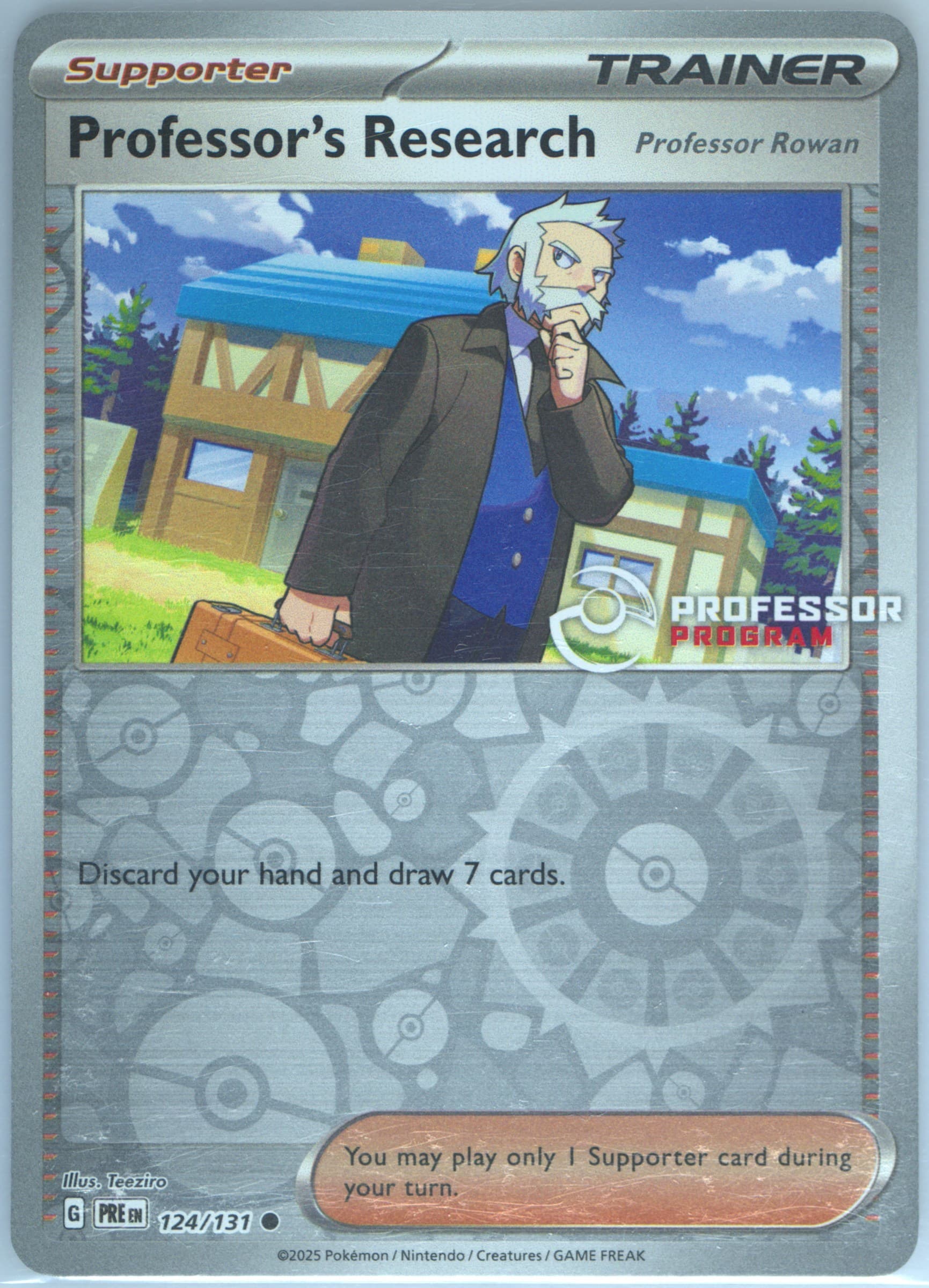 Professor's Research Professor Program (124) 2025 Pokemon Pre EN-Prismatic Evolutions