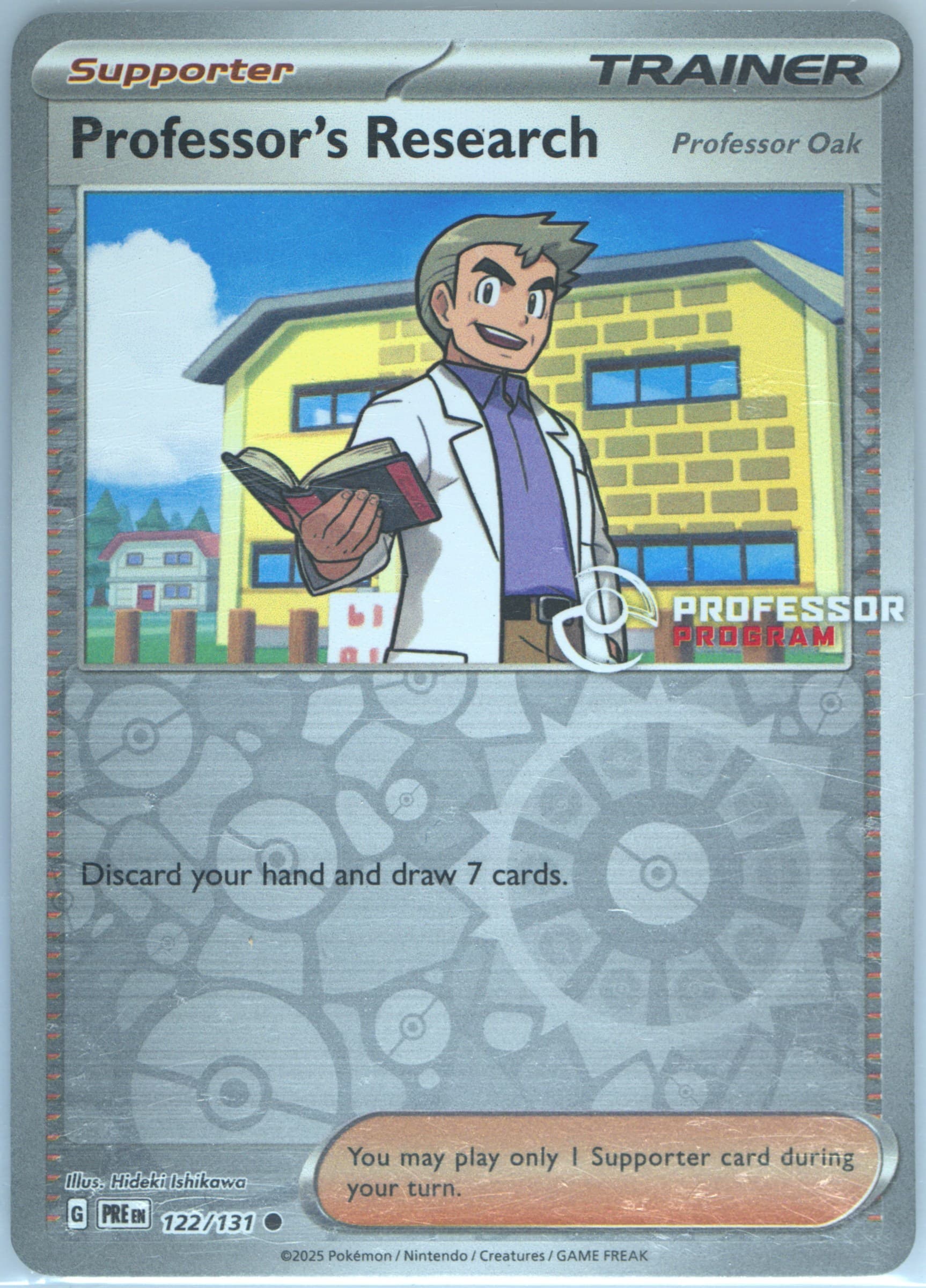 Professor's Research Professor Program (122) 2025 Pokemon Pre EN-Prismatic Evolutions