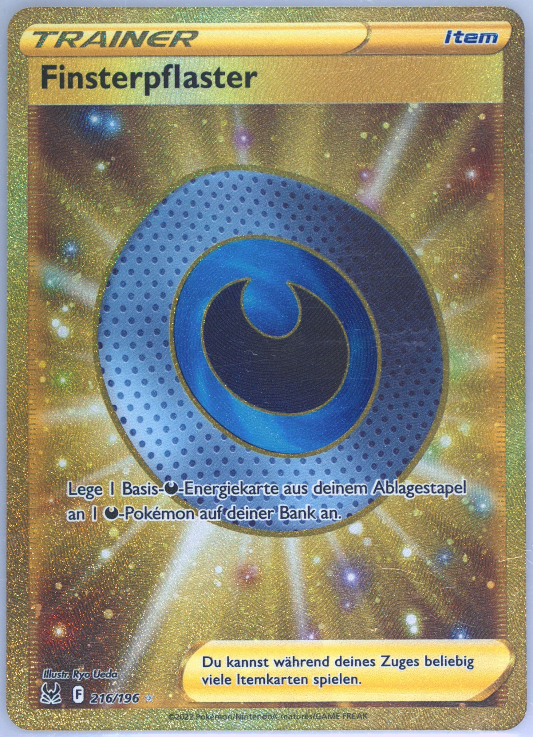 Full Art/Finsterpflaster German-Secret (216) 2022 Pokemon Sword & Shield Lost Origin