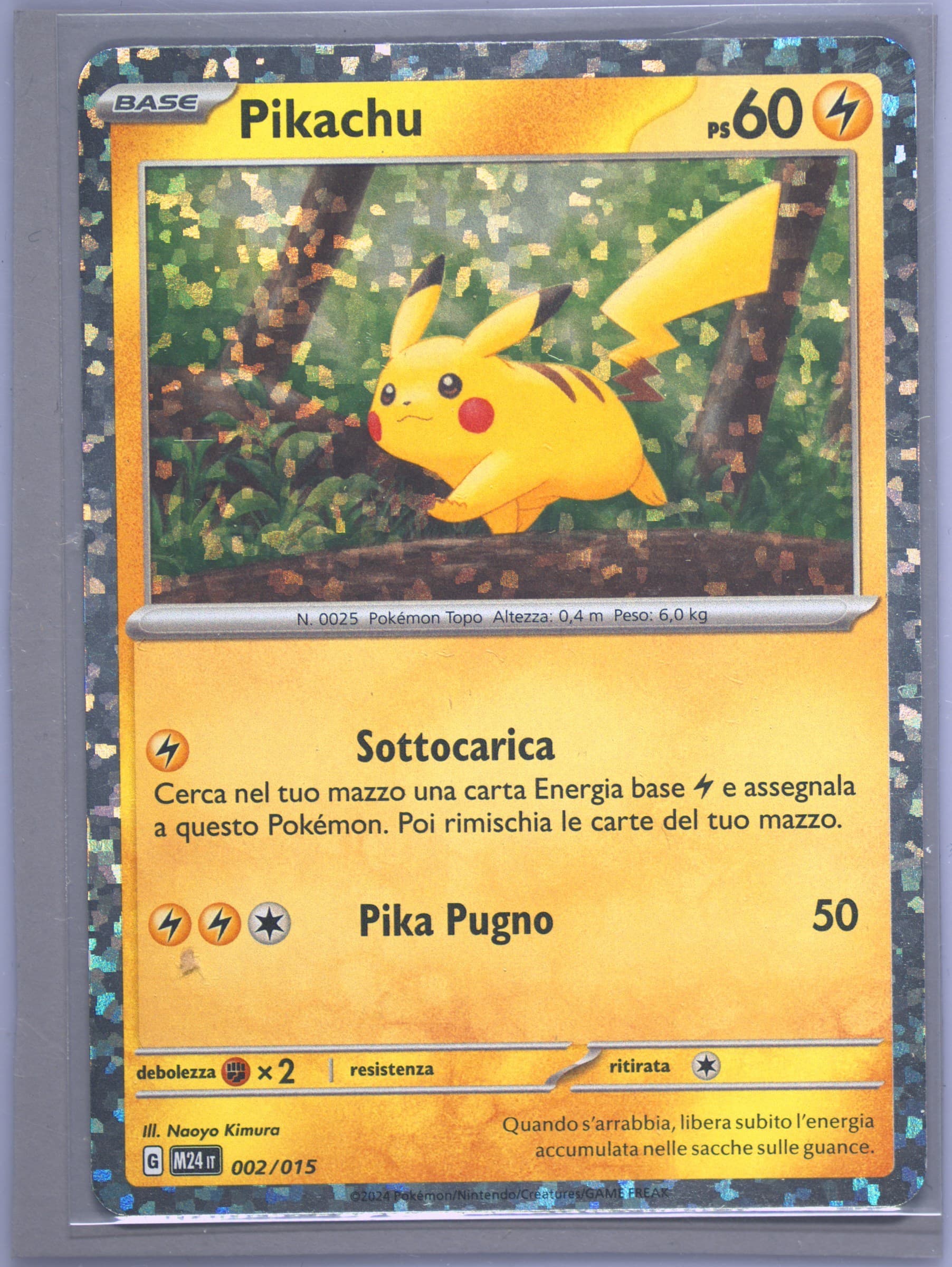 Pikachu (002) 2025 Pokemon M24 It-Mcdonald's Collection