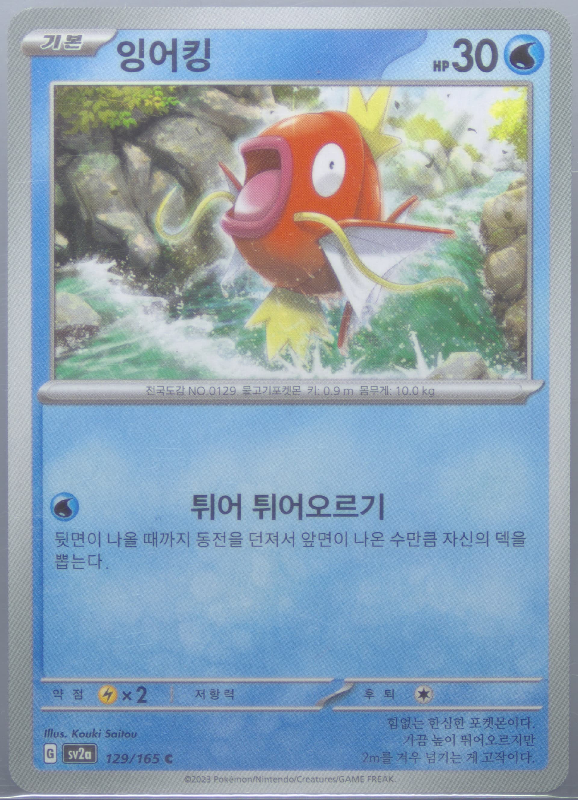 Magikarp (129) 2023 Pokemon Korean Sv2a-Pokemon 151
