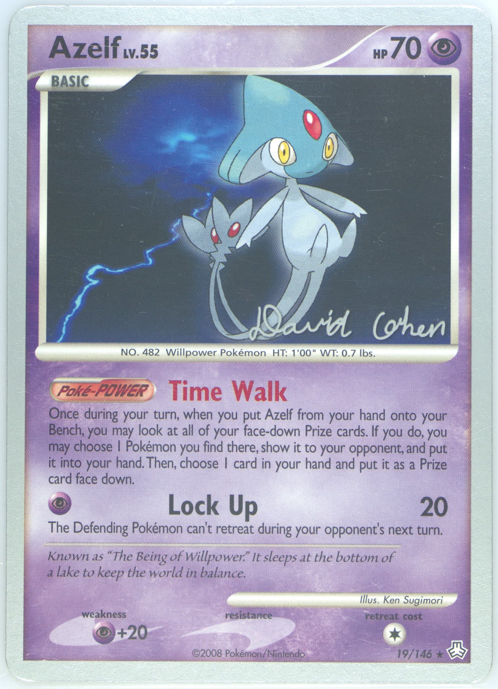 Azelf Stallgon (19) 2009 Pokemon World Championships Promo