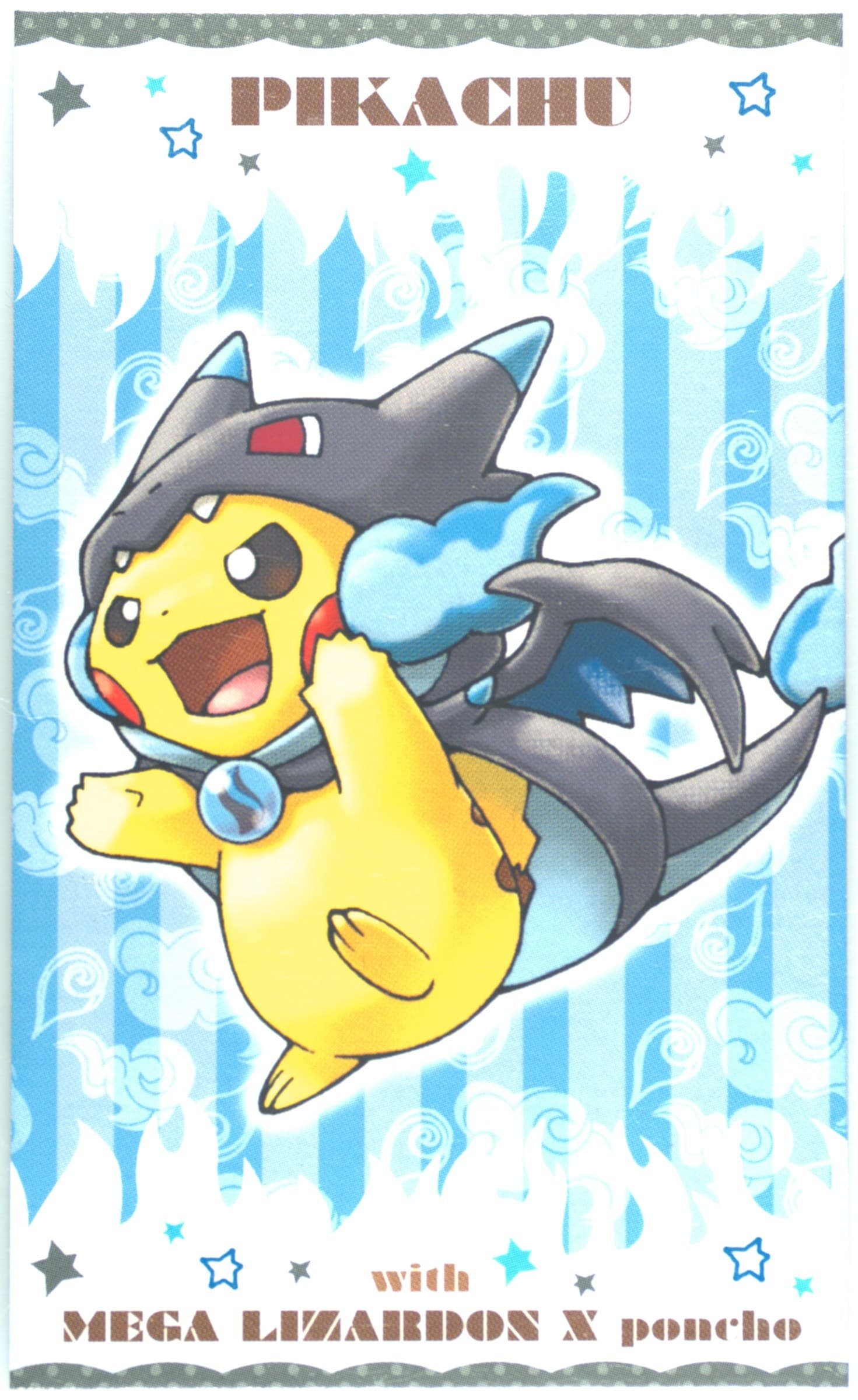 Pikachu Charizard X 2016 Pokemon Japanese Strong Cute Pikachu Mega Campaign Business Cards