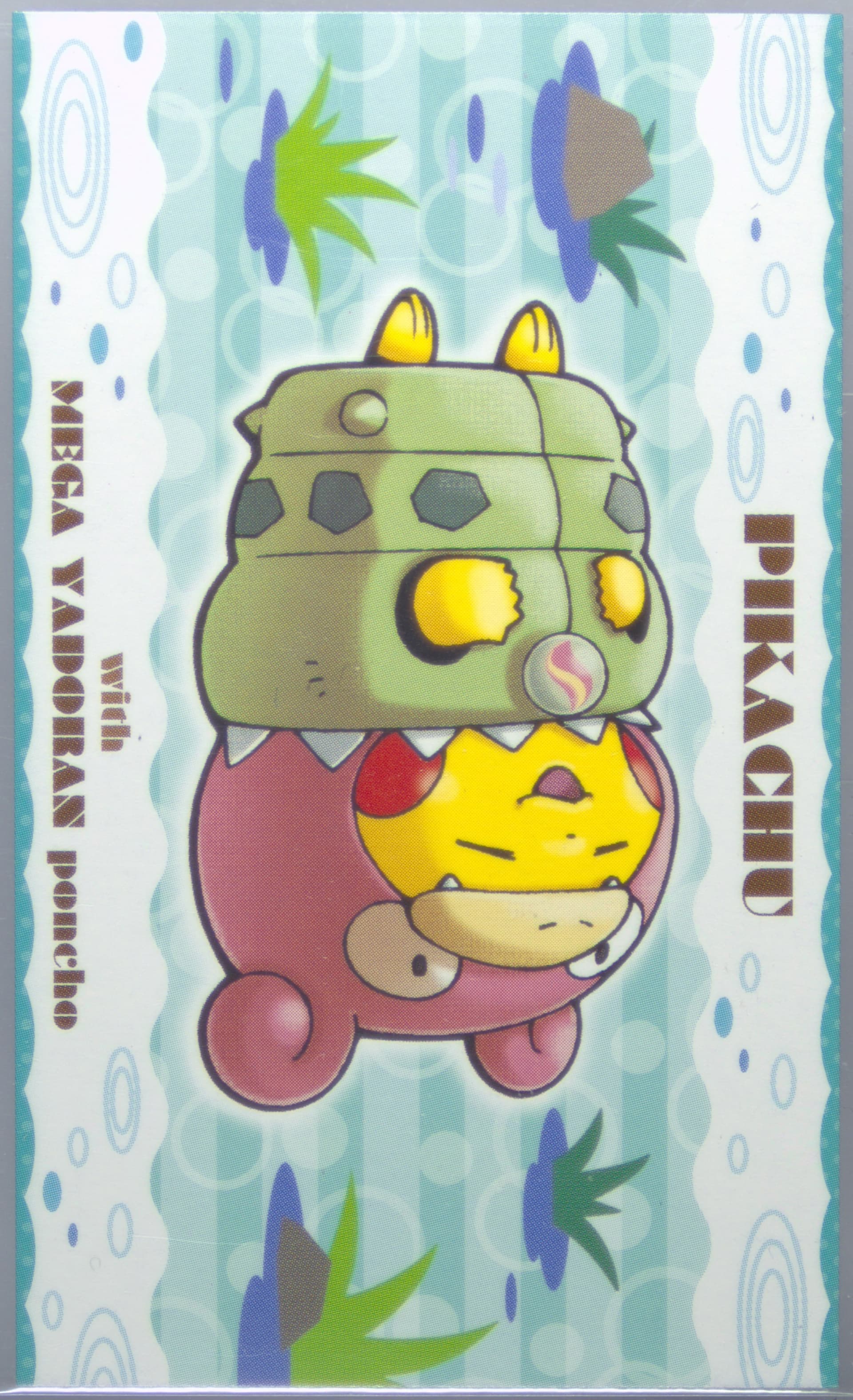 Pikachu Slowbro 2016 Pokemon Japanese Strong Cute Pikachu Mega Campaign Business Cards