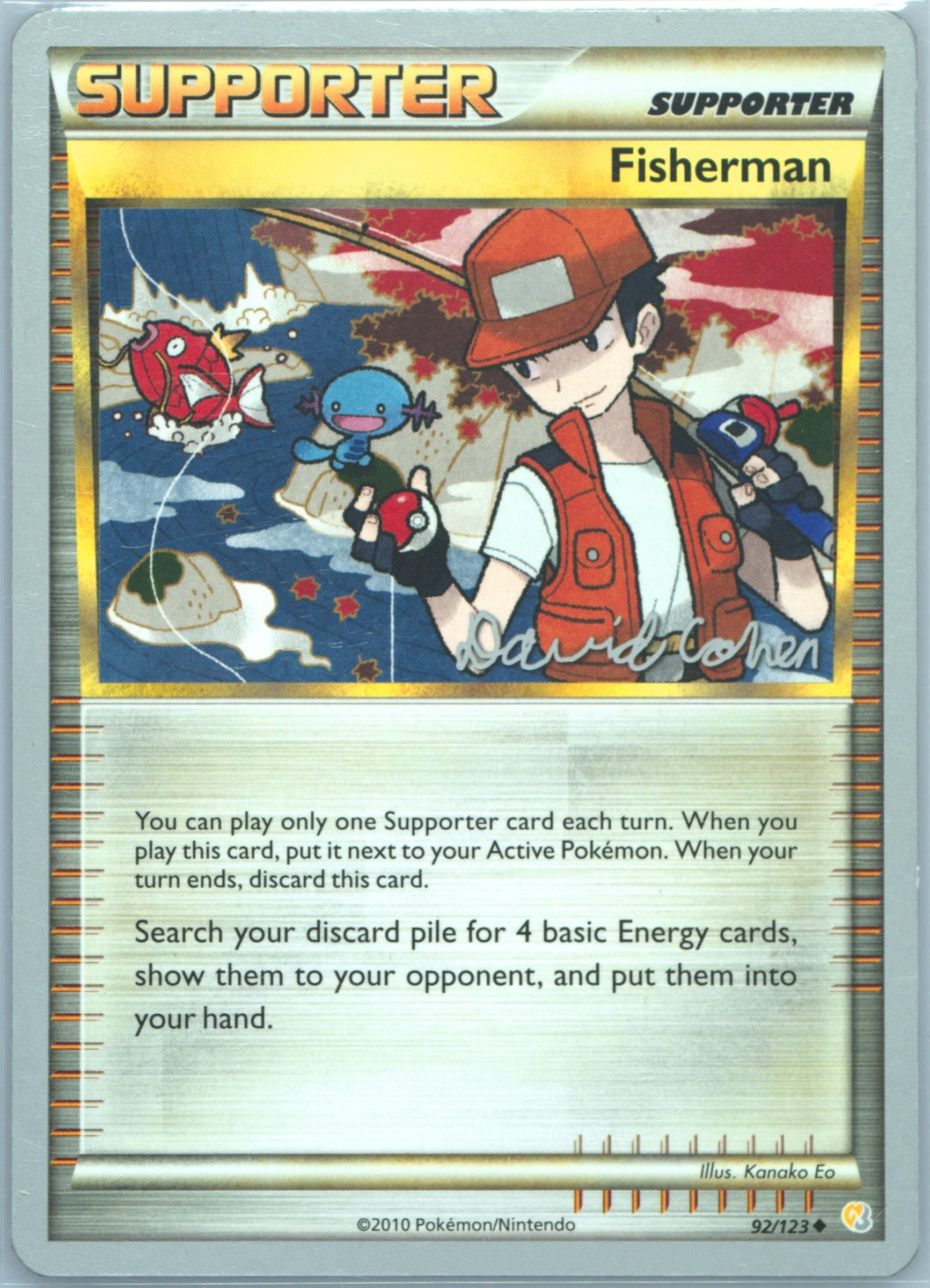 Fisherman Twinboar (92) 2011 Pokemon World Championships Promo