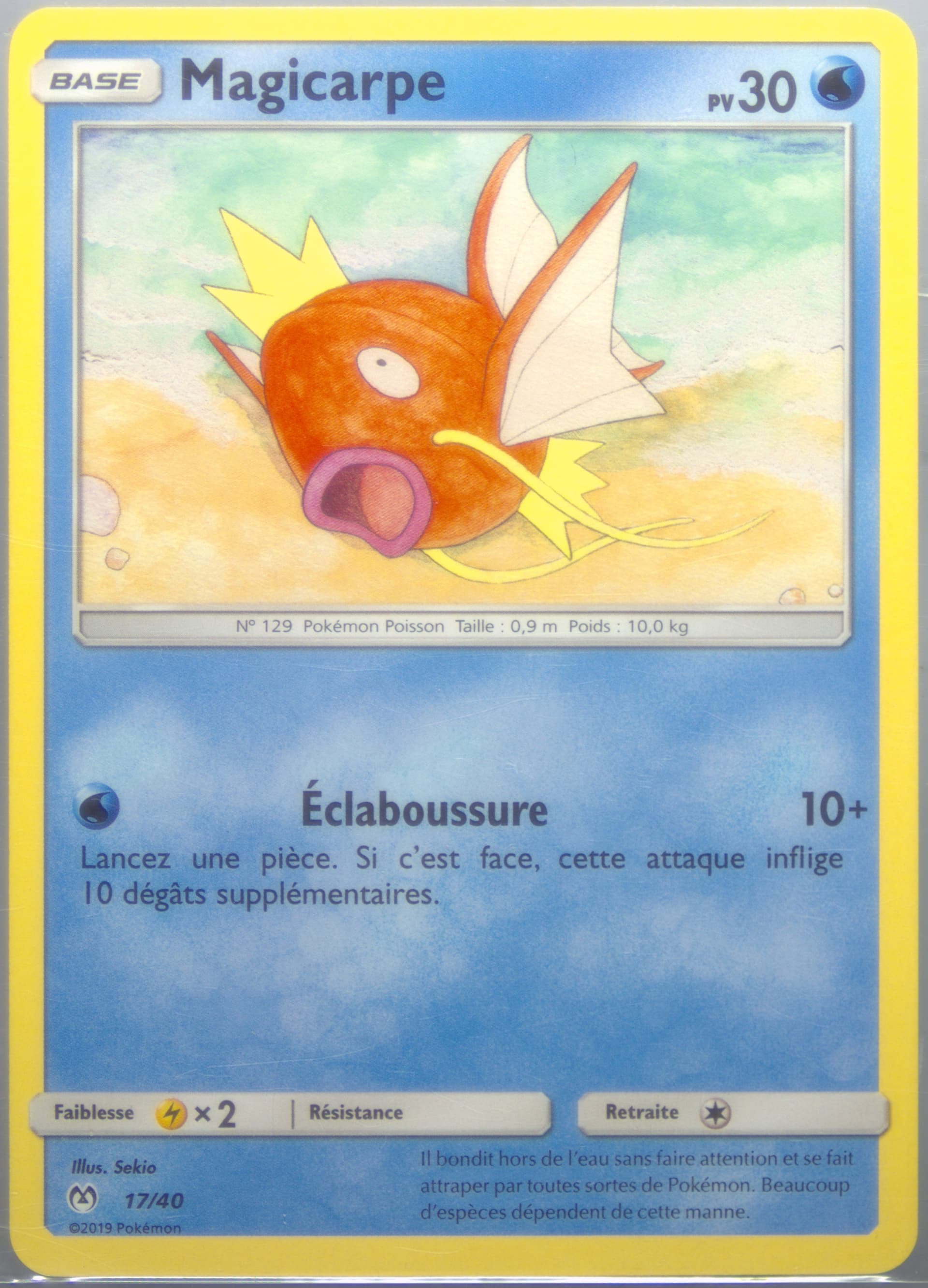 Magicarpe (17) 2019 Pokemon French Mcdonald's Collection