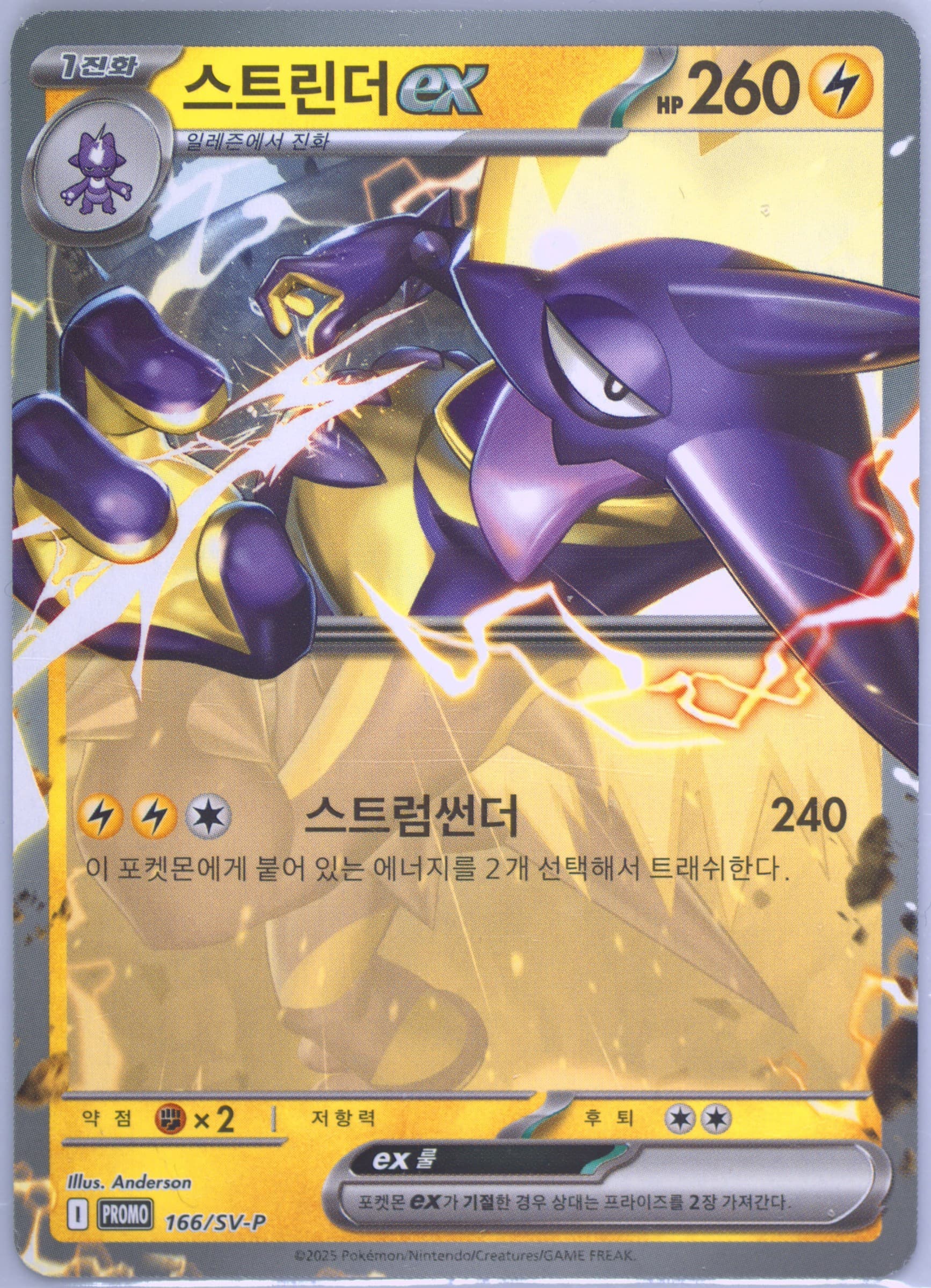 Toxtricity EX Illustration Contest 2024 (166) 2025 Pokemon Korean SV-P Promo