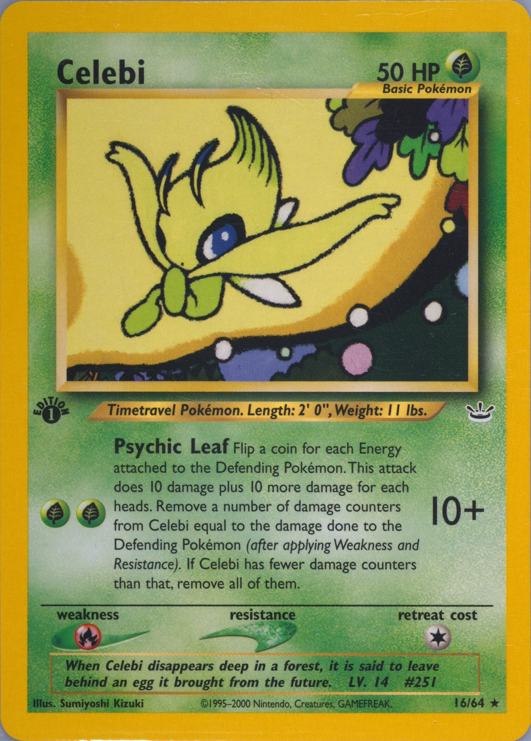 Celebi 1st Edition (16) 2001 Pokemon Neo Revelation