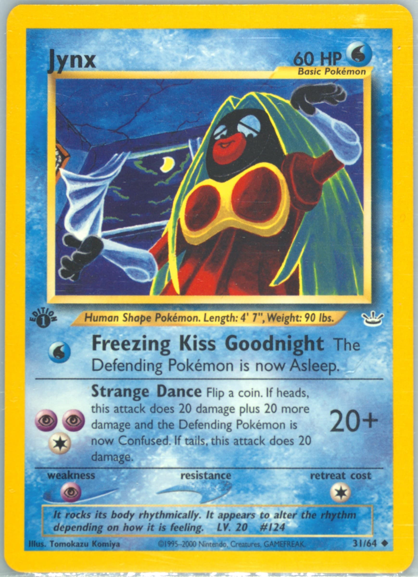 Jynx 1st Edition (31) 2001 Pokemon Neo Revelation