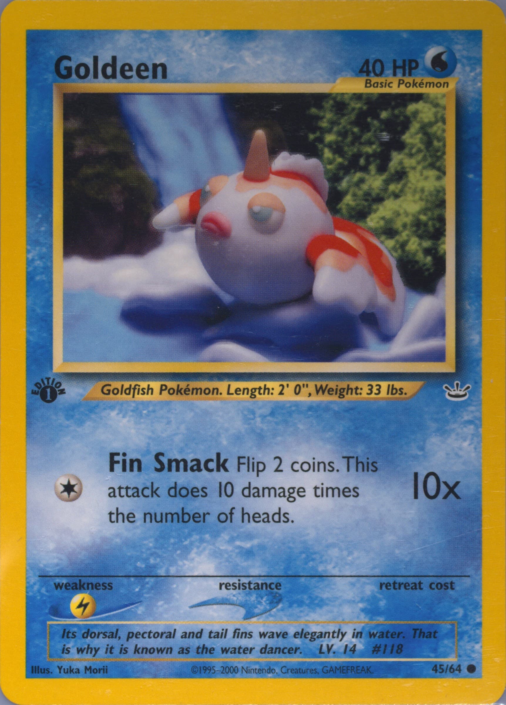Goldeen 1st Edition (45) 2001 Pokemon Neo Revelation