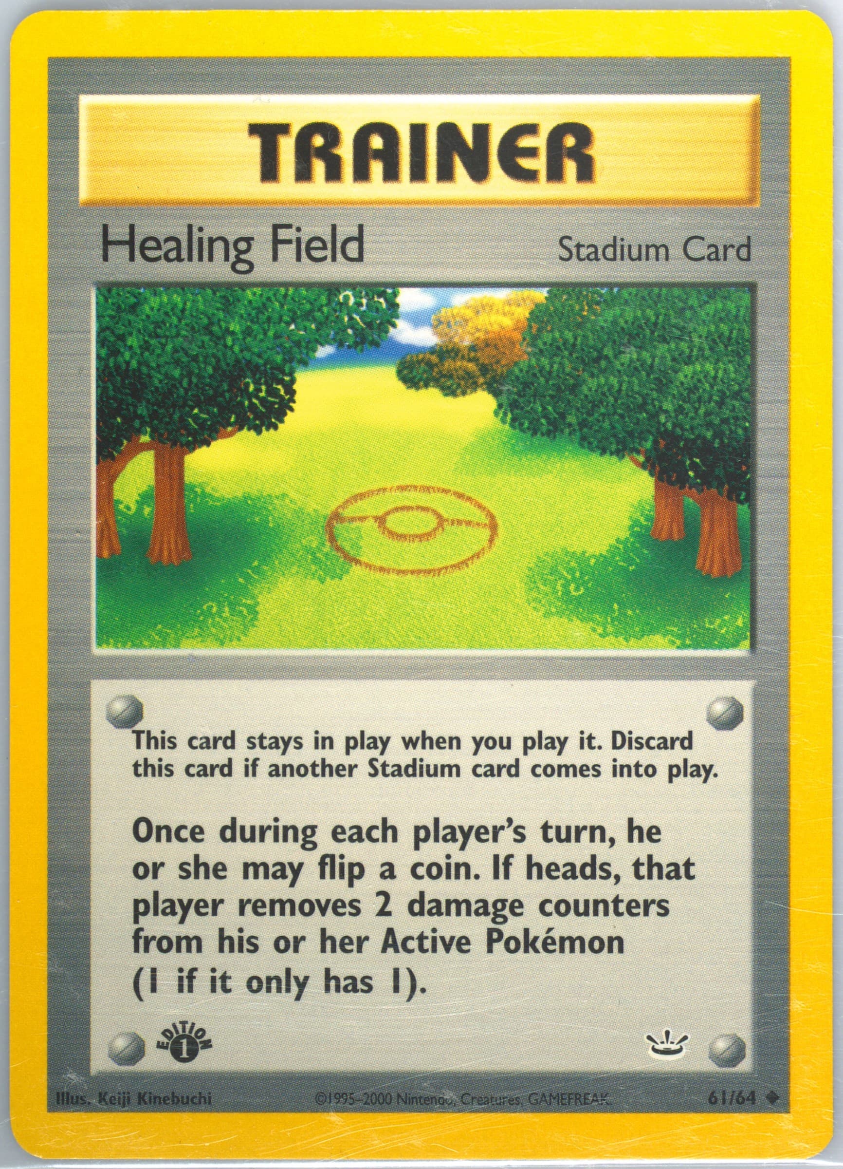 Healing Field 1st Edition (61) 2001 Pokemon Neo Revelation