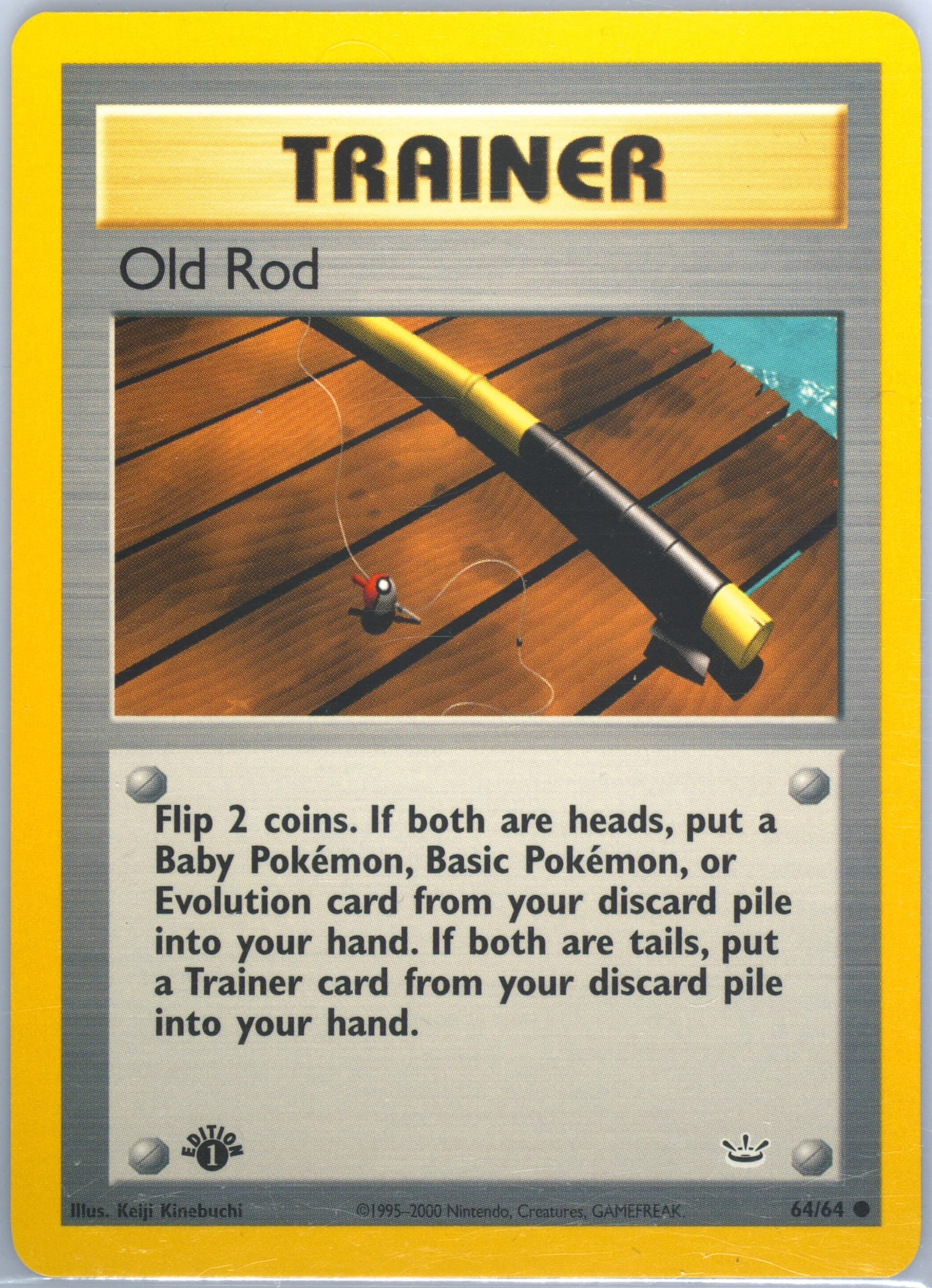 Old Rod 1st Edition (64) 2001 Pokemon Neo Revelation