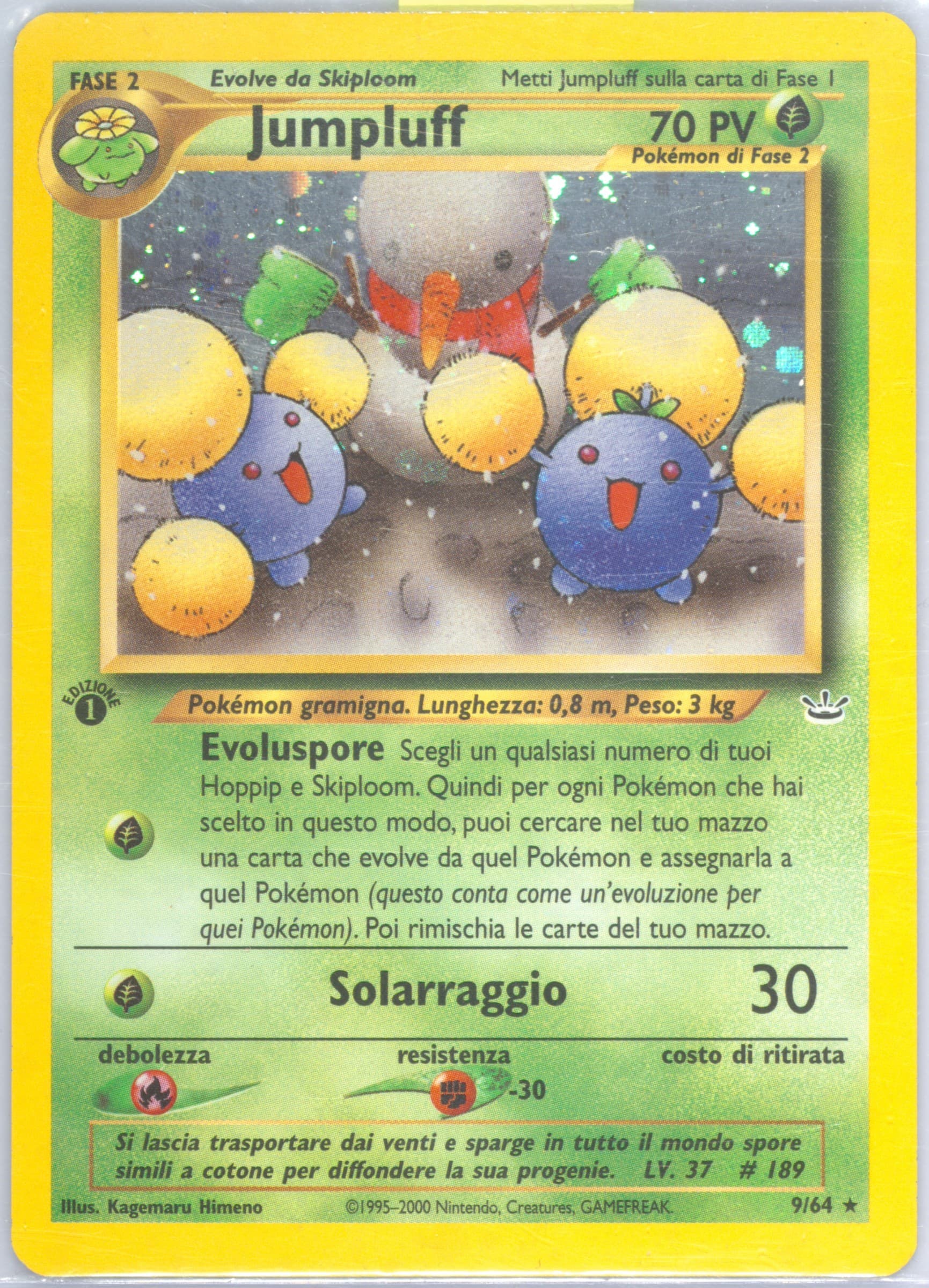 Jumpluff-Holo 1st Edition (9) 2001 Pokemon Italian Neo Revelation