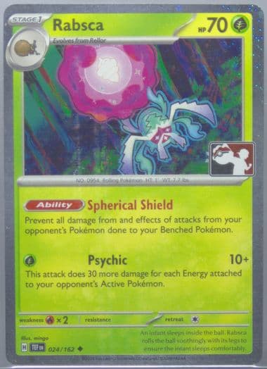 Rabsca (024) 2025 Pokemon Play! Pokemon Prize Pack: Series 7