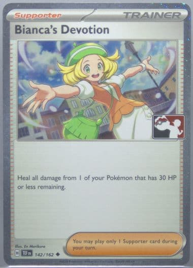 Bianca's Devotion (142) 2025 Pokemon Play! Pokemon Prize Pack: Series 7