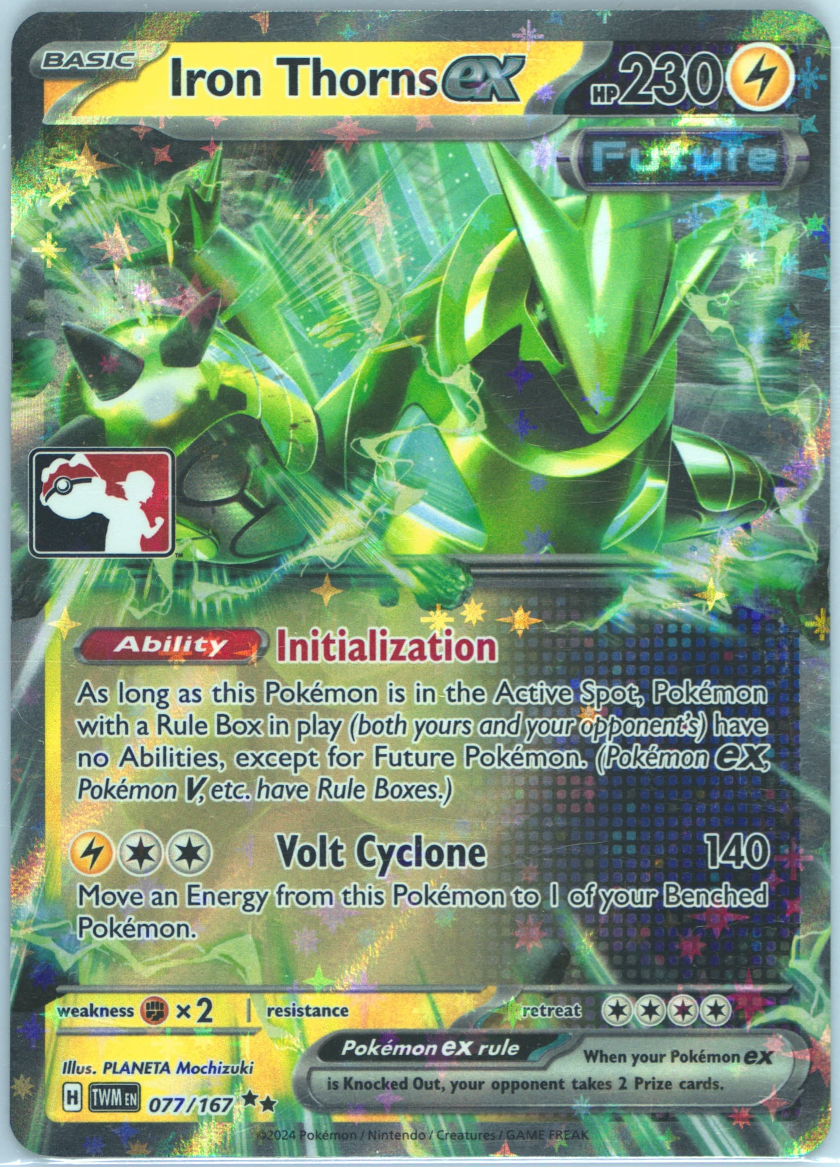 Iron Thorns EX (077) 2025 Pokemon Play! Pokemon Prize Pack