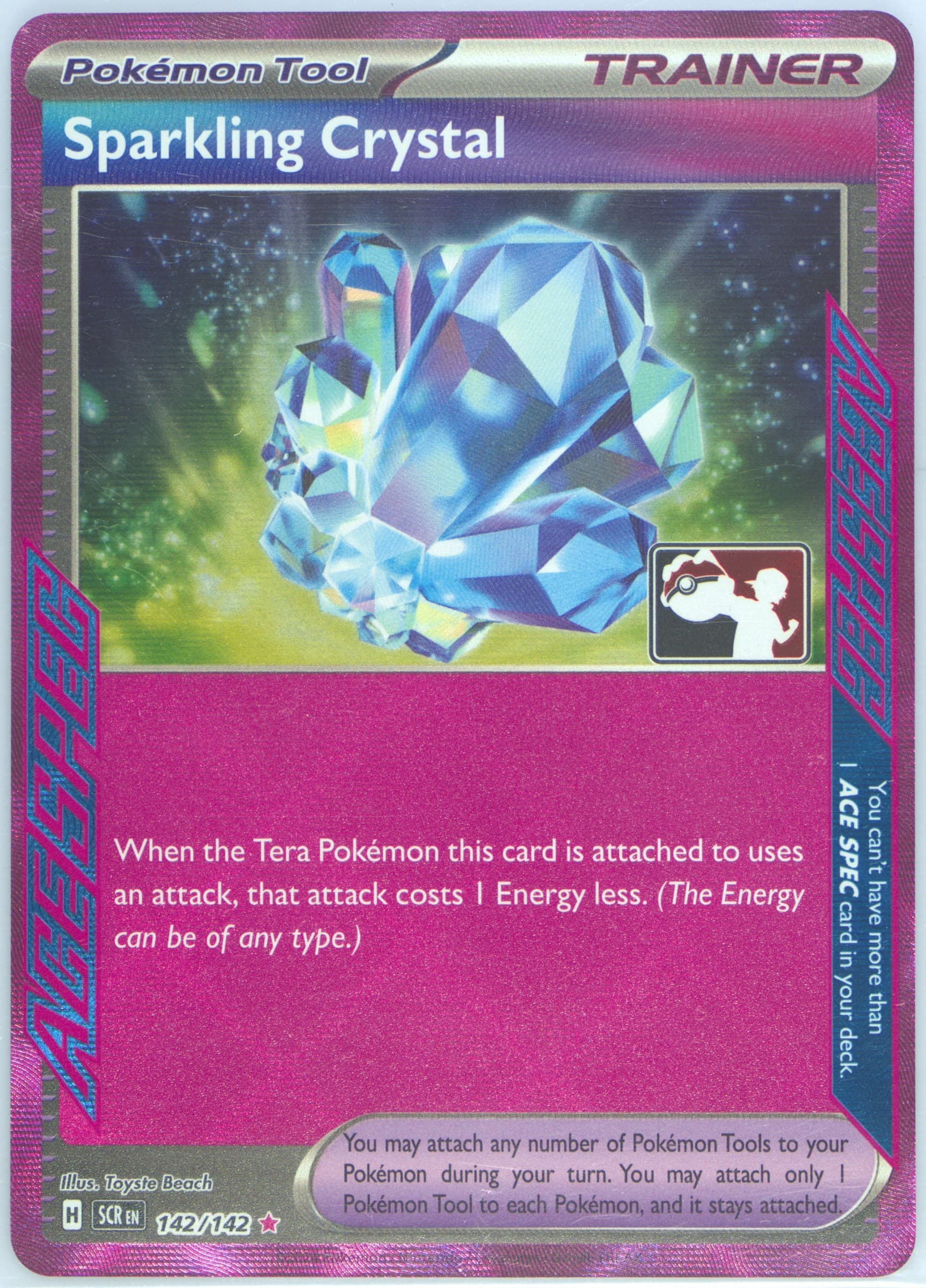 Sparkling Crystal (142) 2025 Pokemon Play! Pokemon Prize Pack