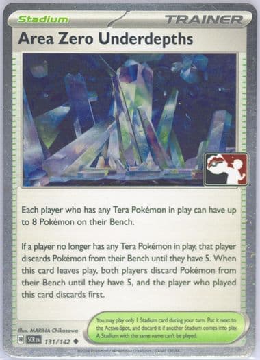 Area Zero Underdepths Holo (131) 2025 Pokemon Play! Pokemon Prize Pack