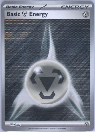 Basic Metal Energy Tinsel Holo (024) 2025 Pokemon Sve EN-Basic Energies