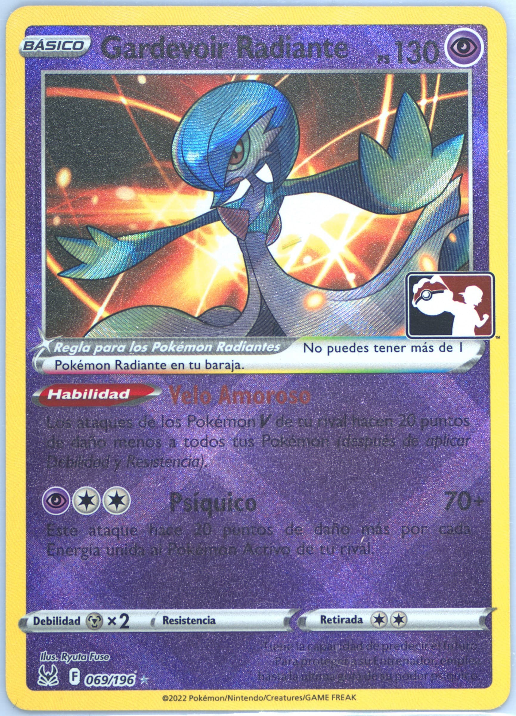 Radiant Gardevoir Spanish (069) 2023 Pokemon Play! Pokemon Prize Pack: Series 3