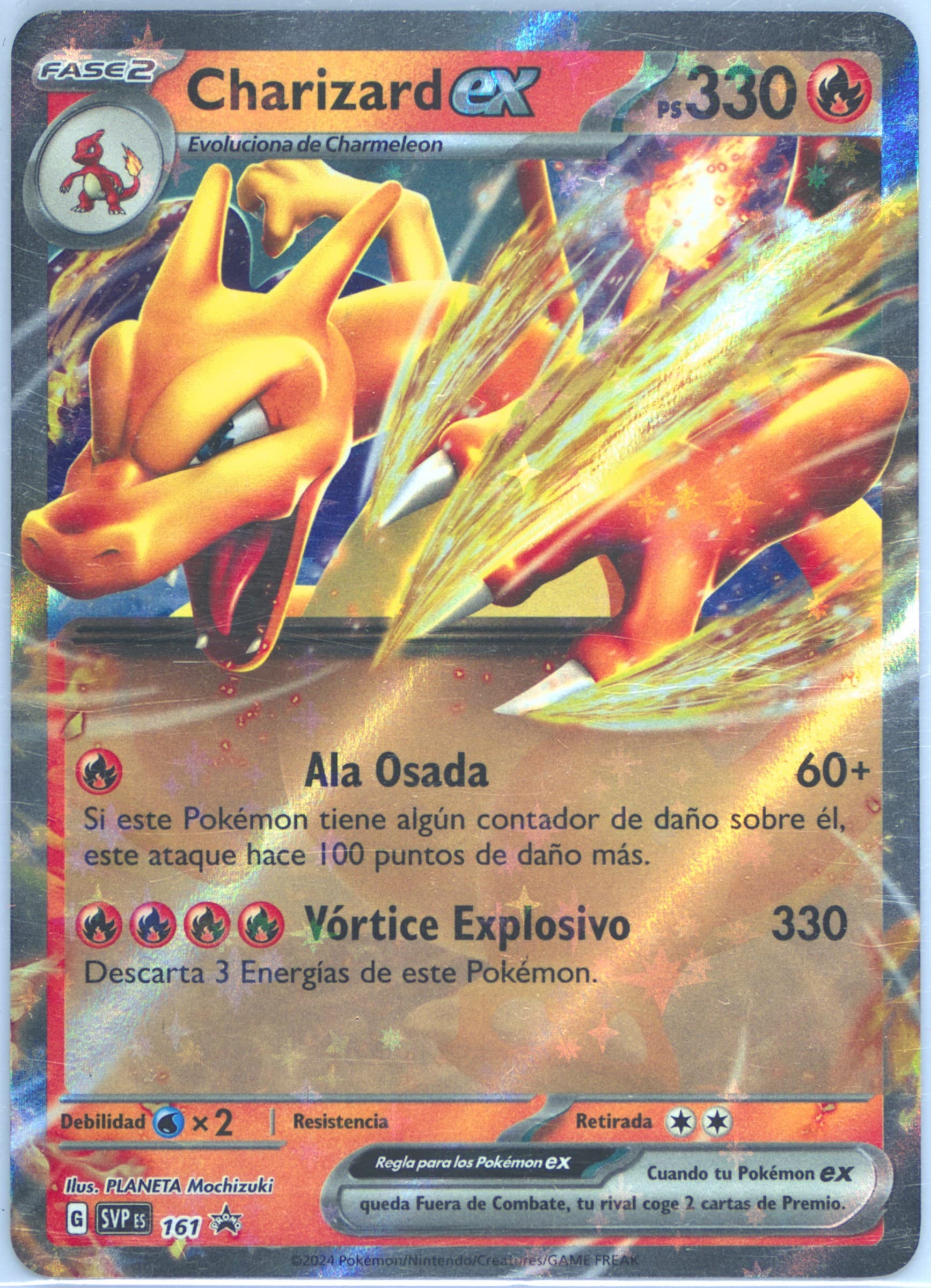 Charizard EX Charizard EX Super-Premium Collection (161) 2024 Pokemon Spanish Svp ES-SV Black Star Promo