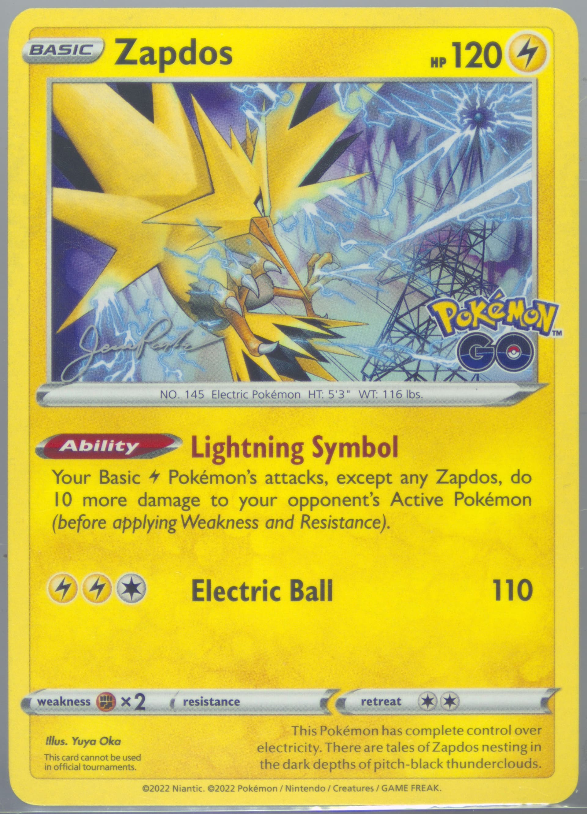 Zapdos 2025 Pokemon 2024 World Championship Deck: the 'Don