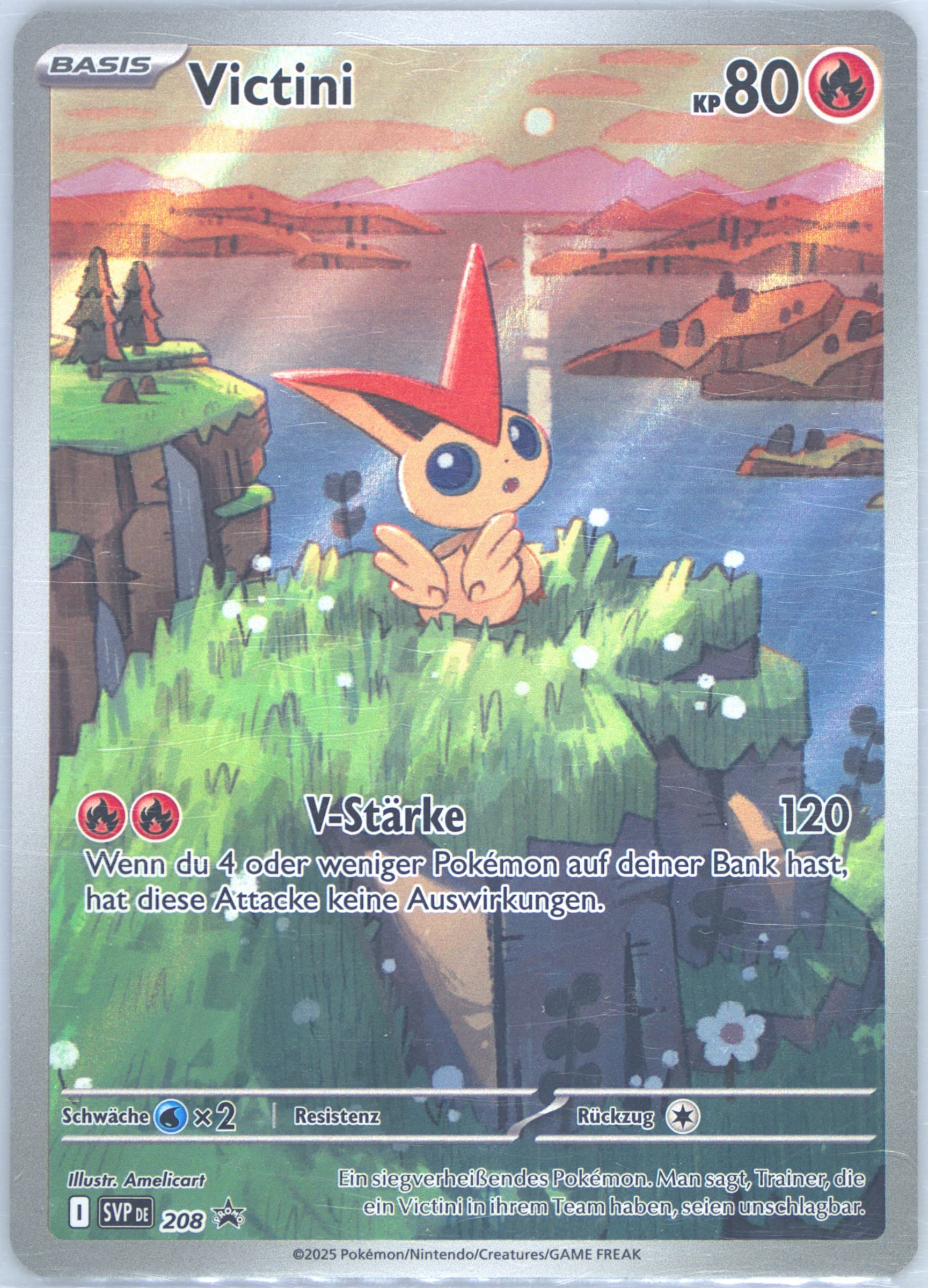 Victini Unova Victini Illustration Collection (208) 2025 Pokemon German Svp de-SV Black Star Promo