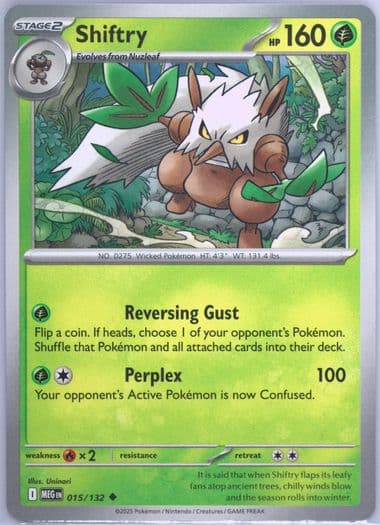 Shiftry (015) 2025 Pokemon Meg EN-Mega Evolution