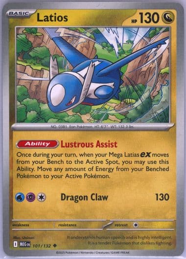 Latios (101) 2025 Pokemon Meg EN-Mega Evolution