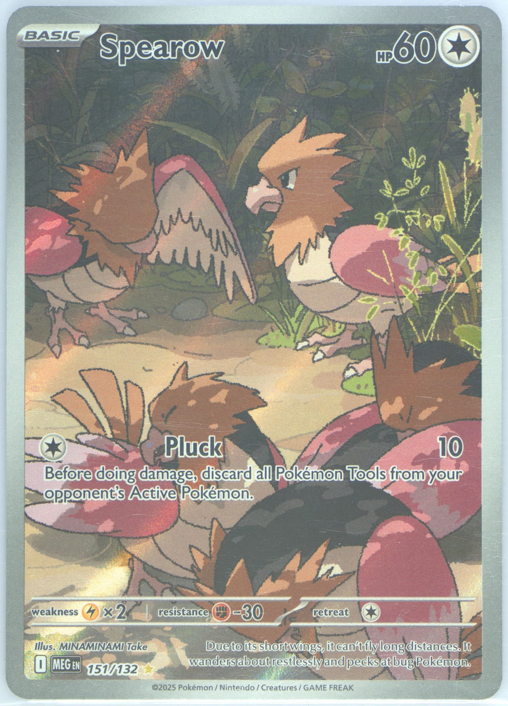 Spearow Illustration Rare (151) 2025 Pokemon Meg EN-Mega Evolution