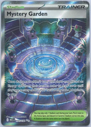 Mystery Garden Ultra Rare (172) 2025 Pokemon Meg EN-Mega Evolution