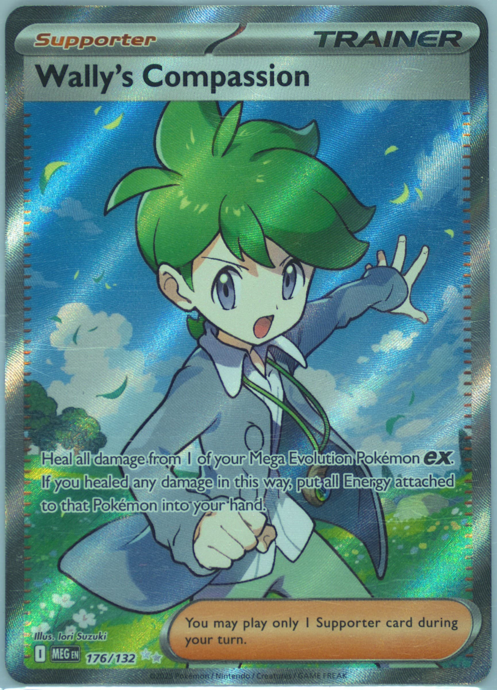 Wally's Compassion Ultra Rare (176) 2025 Pokemon Meg EN-Mega Evolution
