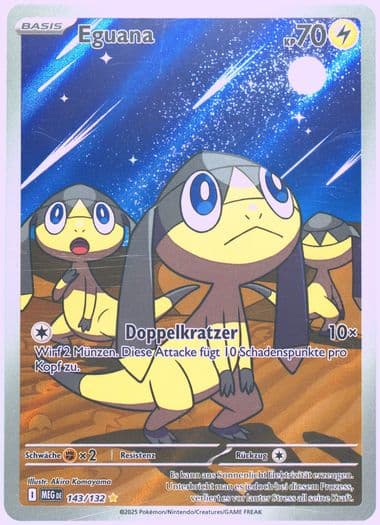 Helioptile Illustration Rare (143) 2025 Pokemon German Meg de-Mega Evolution