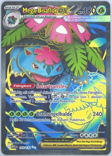 Mega Venusaur EX Ultra Rare (155) 2025 Pokemon German Meg de-Mega Evolution