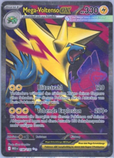 Mega Manectric EX Ultra Rare (158) 2025 Pokemon German Meg de-Mega Evolution