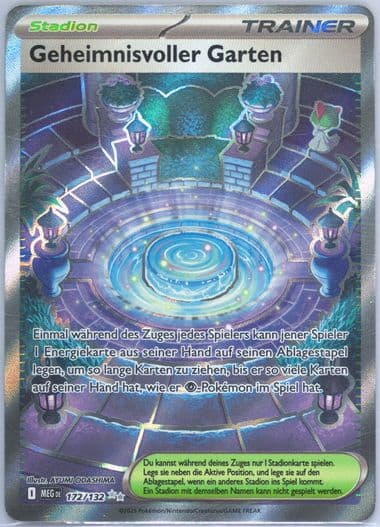 Mystery Garden Ultra Rare (172) 2025 Pokemon German Meg de-Mega Evolution