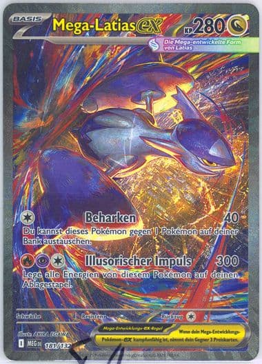 Mega Latias EX Special Illustration Rare (181) 2025 Pokemon German Meg de-Mega Evolution