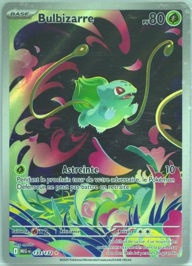 Bulbasaur Illustration Rare (133) 2025 Pokemon French Meg FR-Mega Evolution