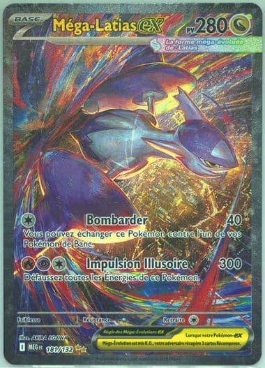 Mega Latias EX Special Illustration Rare (181) 2025 Pokemon French Meg FR-Mega Evolution