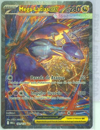 Mega Latias EX Special Illustration Rare (181) 2025 Pokemon Spanish Meg ES-Mega Evolution