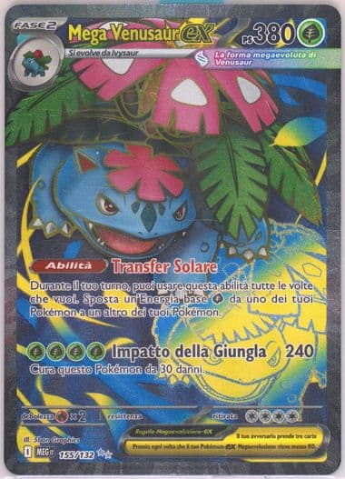Mega Venusaur EX Ultra Rare (155) 2025 Pokemon Italian Meg It-Mega Evolution