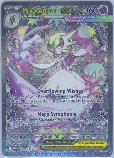 Mega Gardevoir EX Special Illustration Rare (178) 2025 Pokemon Latin American Meg La-Mega Evolution