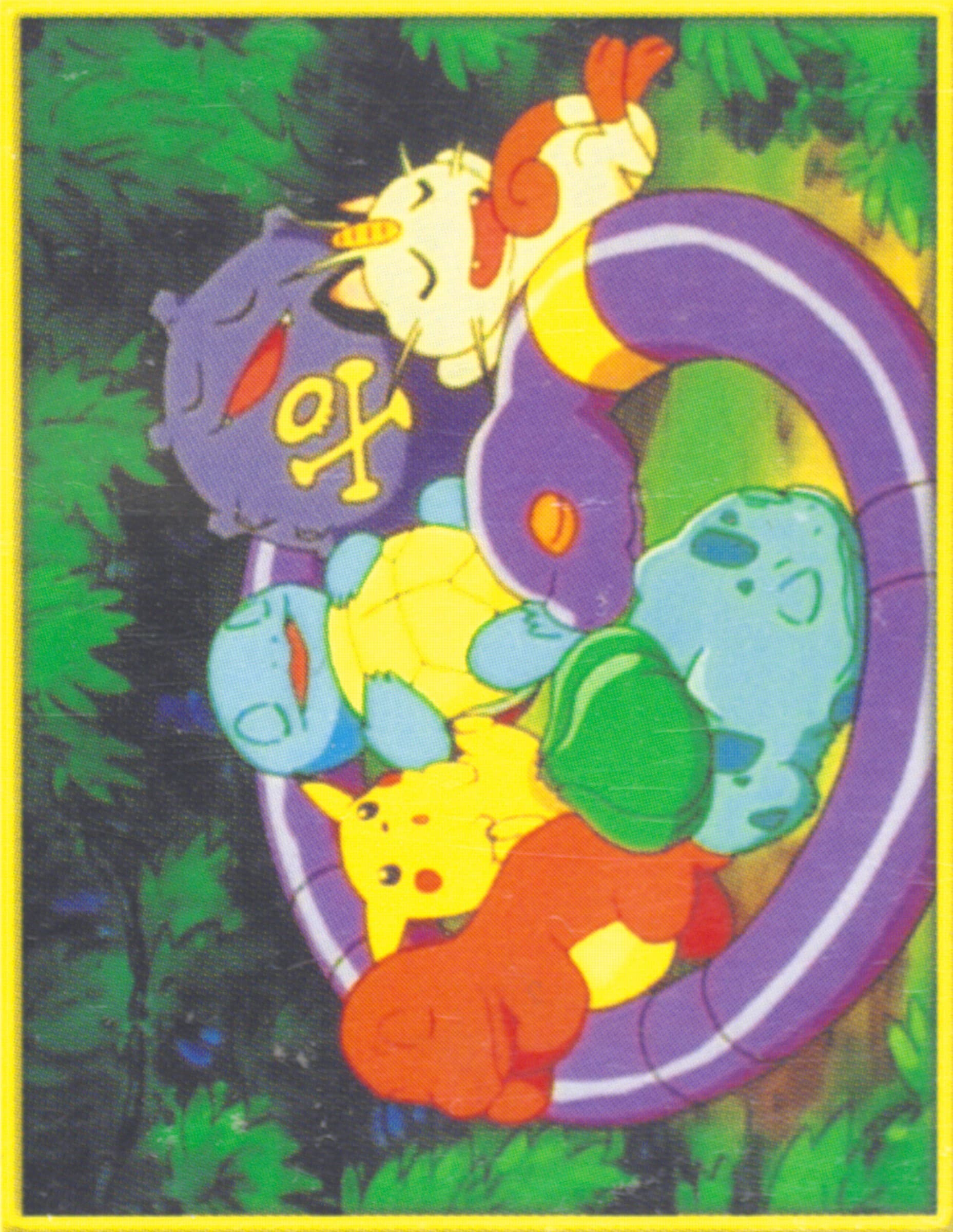 Bulbasaur/Charmander/Ekans/Koffing/Meowth/Pikachu/Squirtle (137) 2000 Merlin Pokemon 2