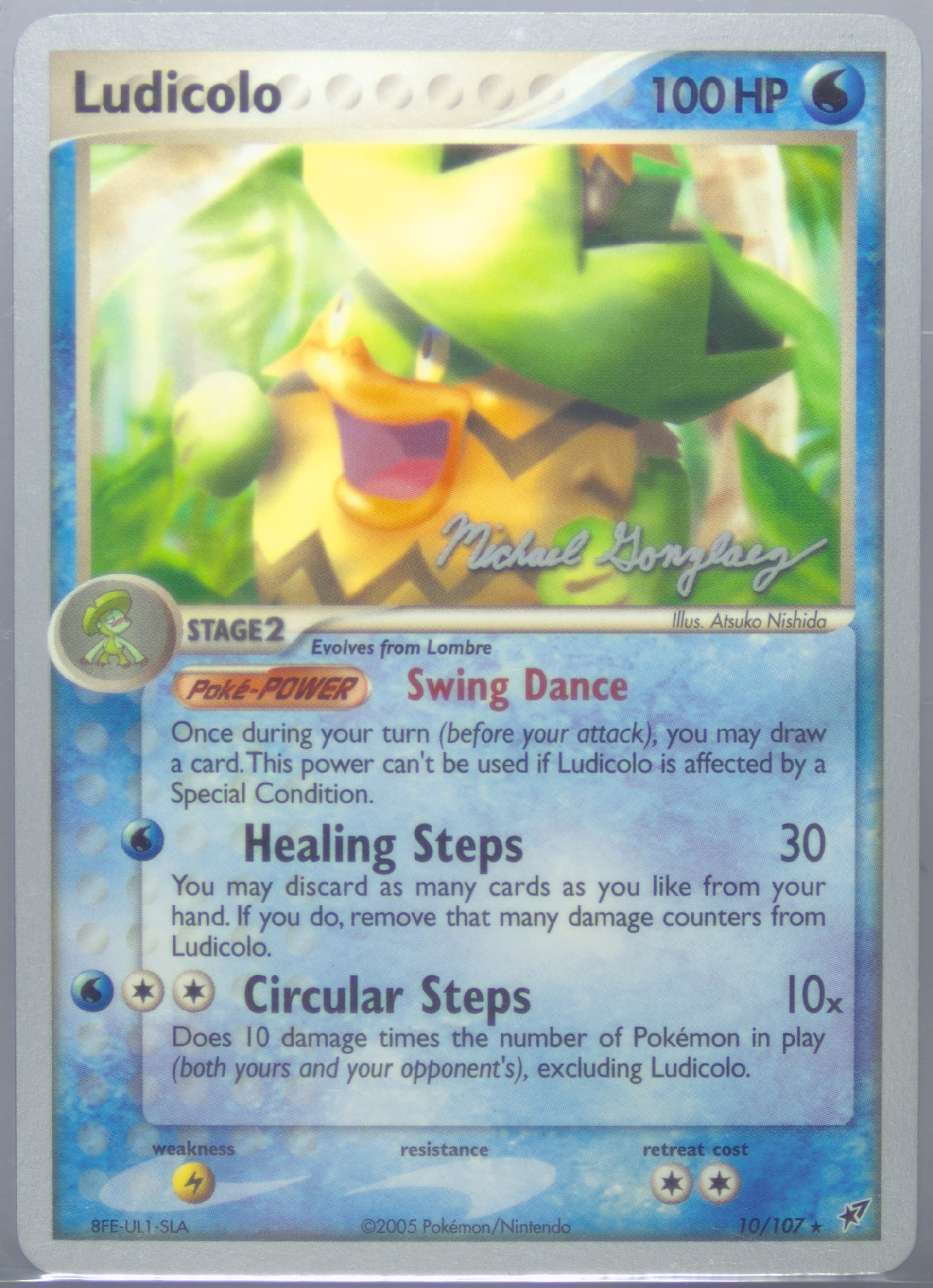 Ludicolo King of the West (10) 2005 Pokemon World Championships Promo