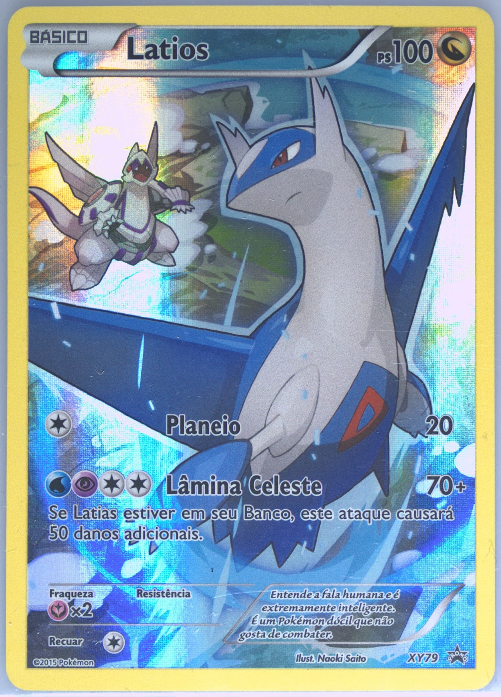 Full Art/Latios Pikachu EX Legendary Collection-Portuguese (XY79) 2016 Pokemon XY Black Star Promo