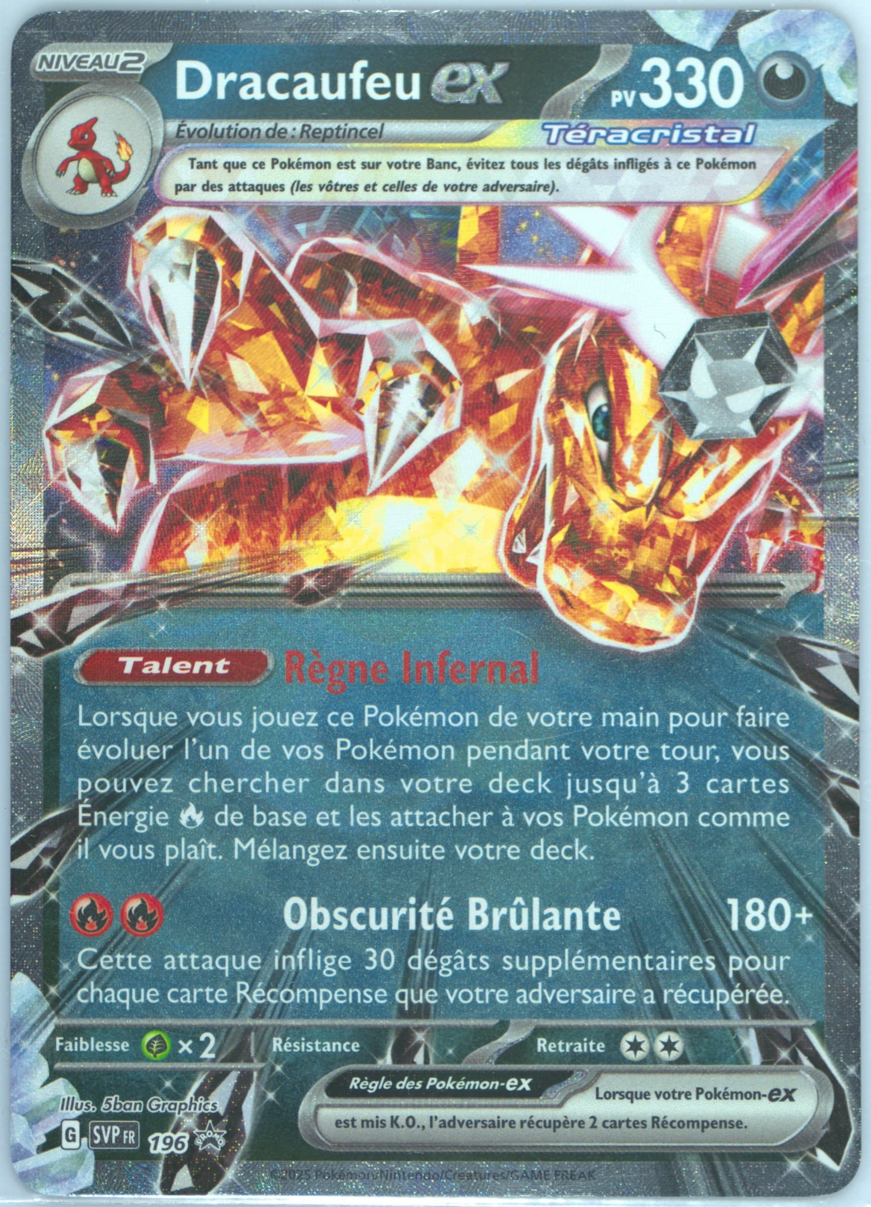 Charizard EX Charizard EX Special Collection (196) 2025 Pokemon French Svp FR-SV Black Star Promo