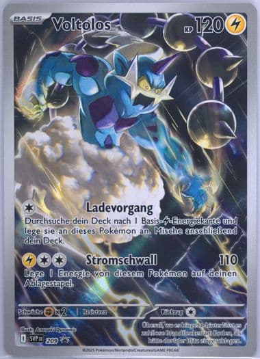 Thundurus Black Bolt Elite Trainer Box (209) 2025 Pokemon German Svp de-SV Black Star Promo