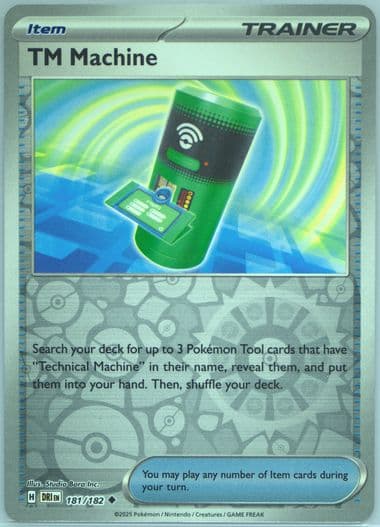 TM Machine Reverse Holo (181) 2025 Pokemon Dri EN-Destined Rivals