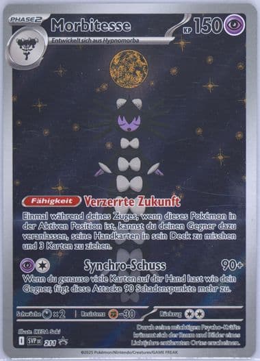 Gothitelle White Flare Tech Sticker Collection (211) 2025 Pokemon German Svp de-SV Black Star Promo